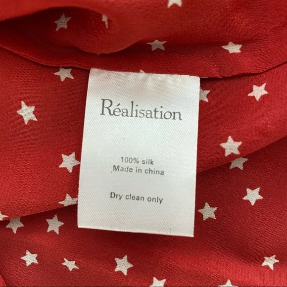 Realisation Par Bianca Star Tie Silk Top - Picture 15 of 16